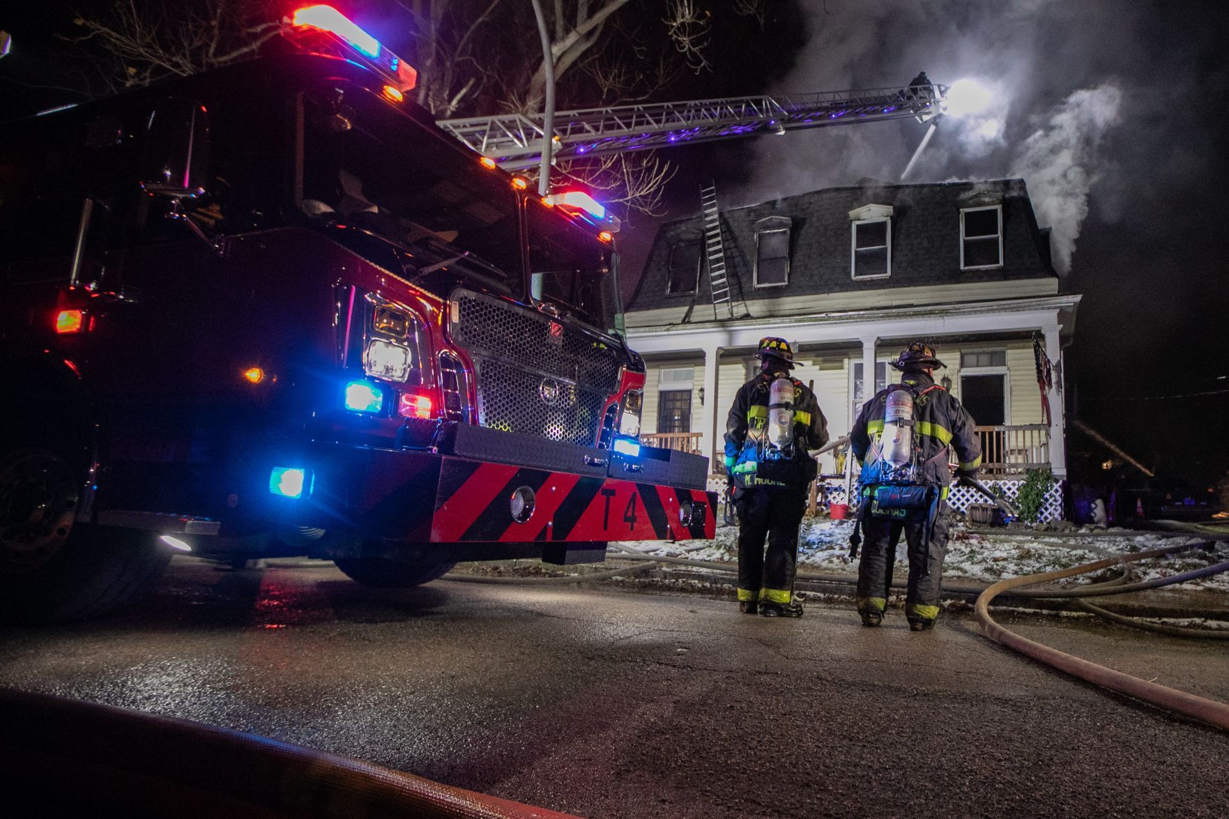 Firefighters fight house fire in Carondelet neighborhood of St. Louis